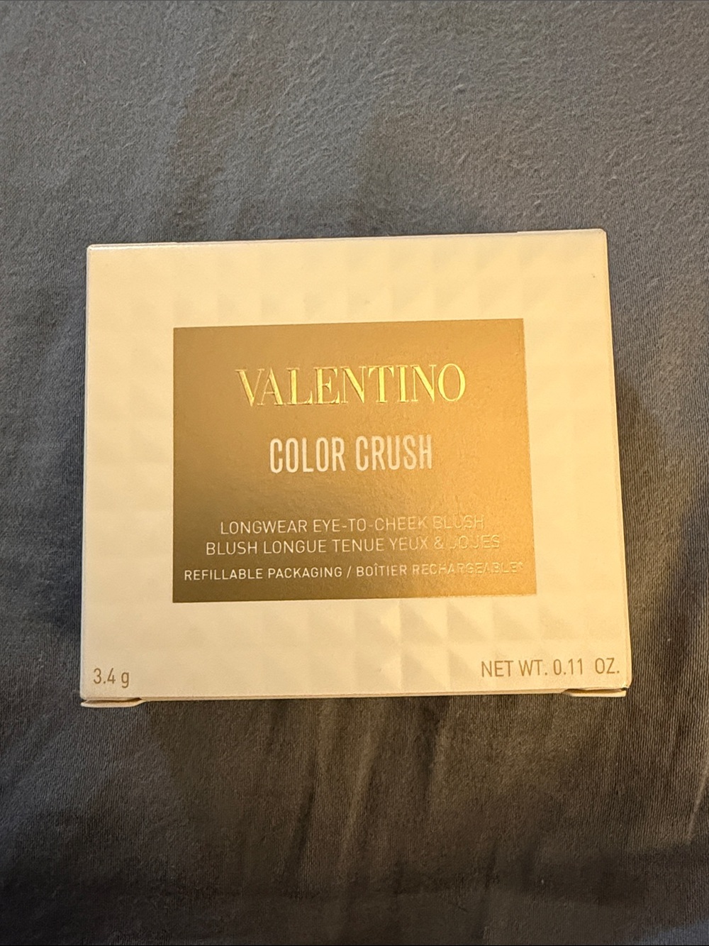 Valentino Color Crush Longwear Eye-to-Cheek Blush 123R Spike A Pose